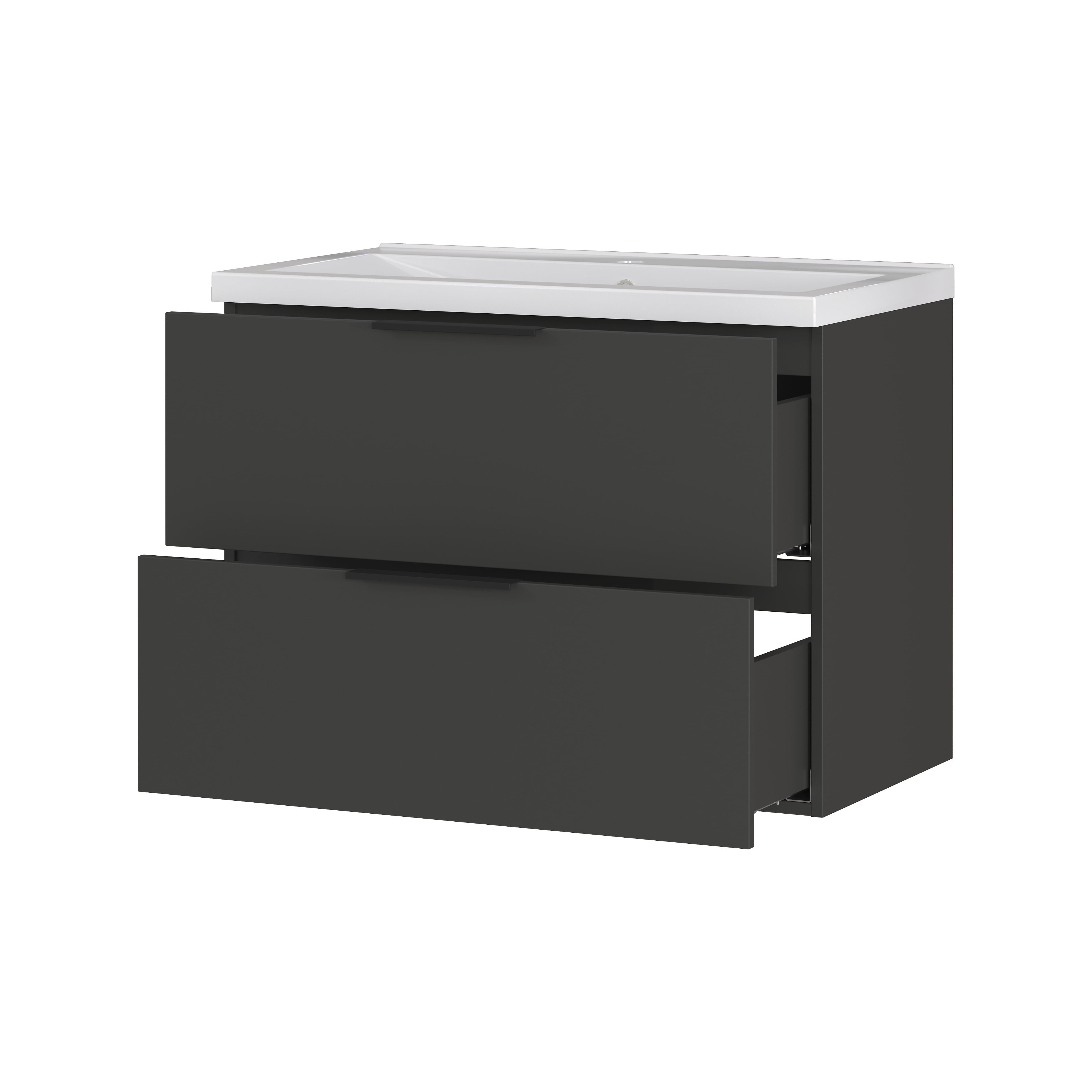 Wastafelkast Heron Grafiet 65 cm