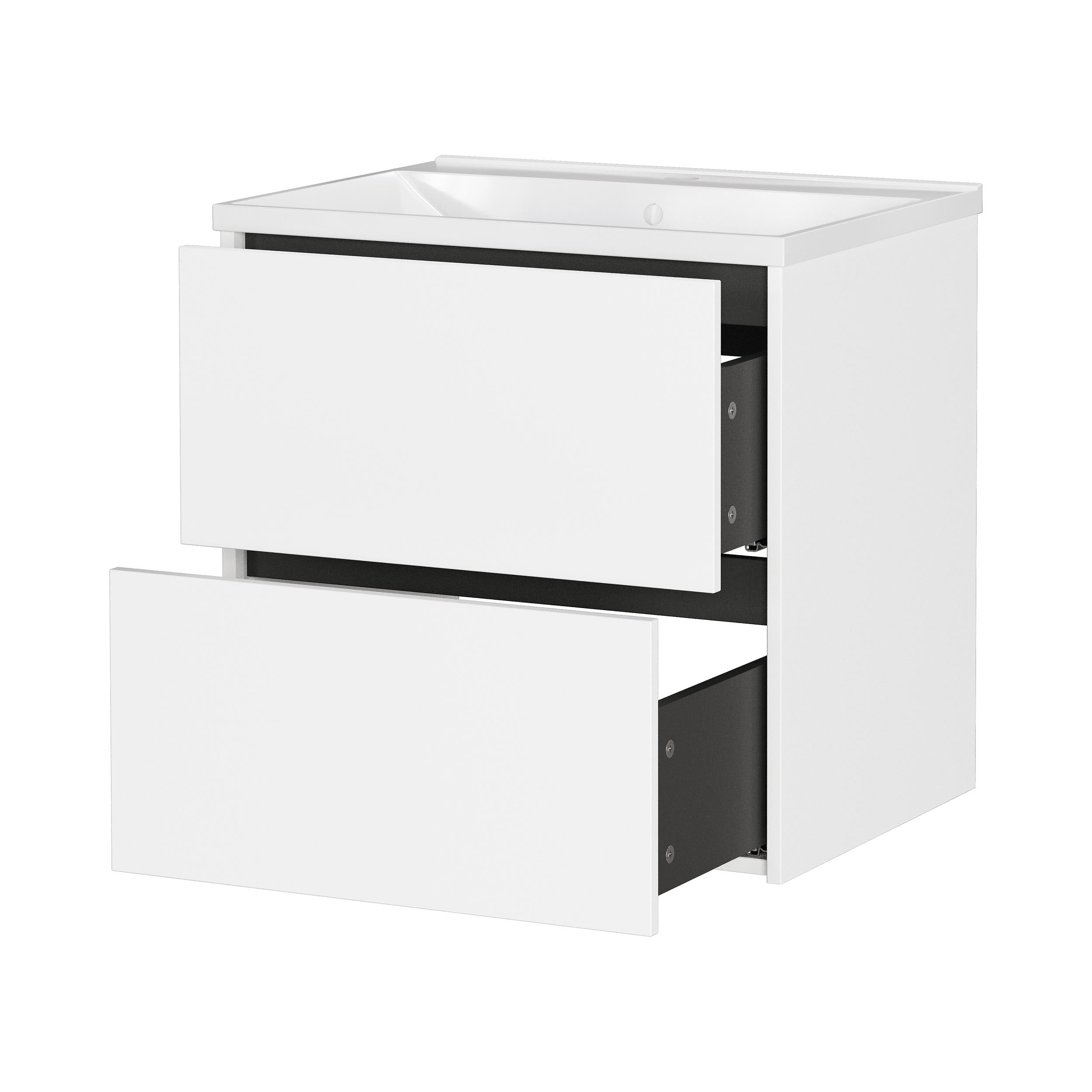 Wastafelkast Rain Wit 61x61x46 cm