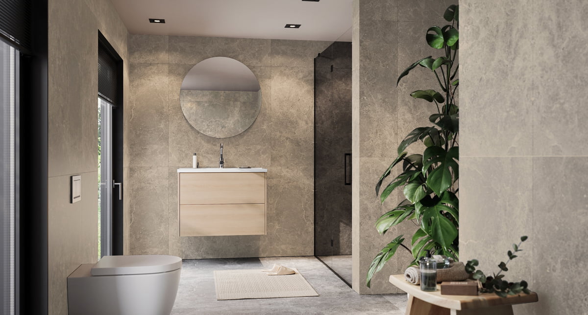 Wastafelkast Rain Eiken 81x61x46 cm