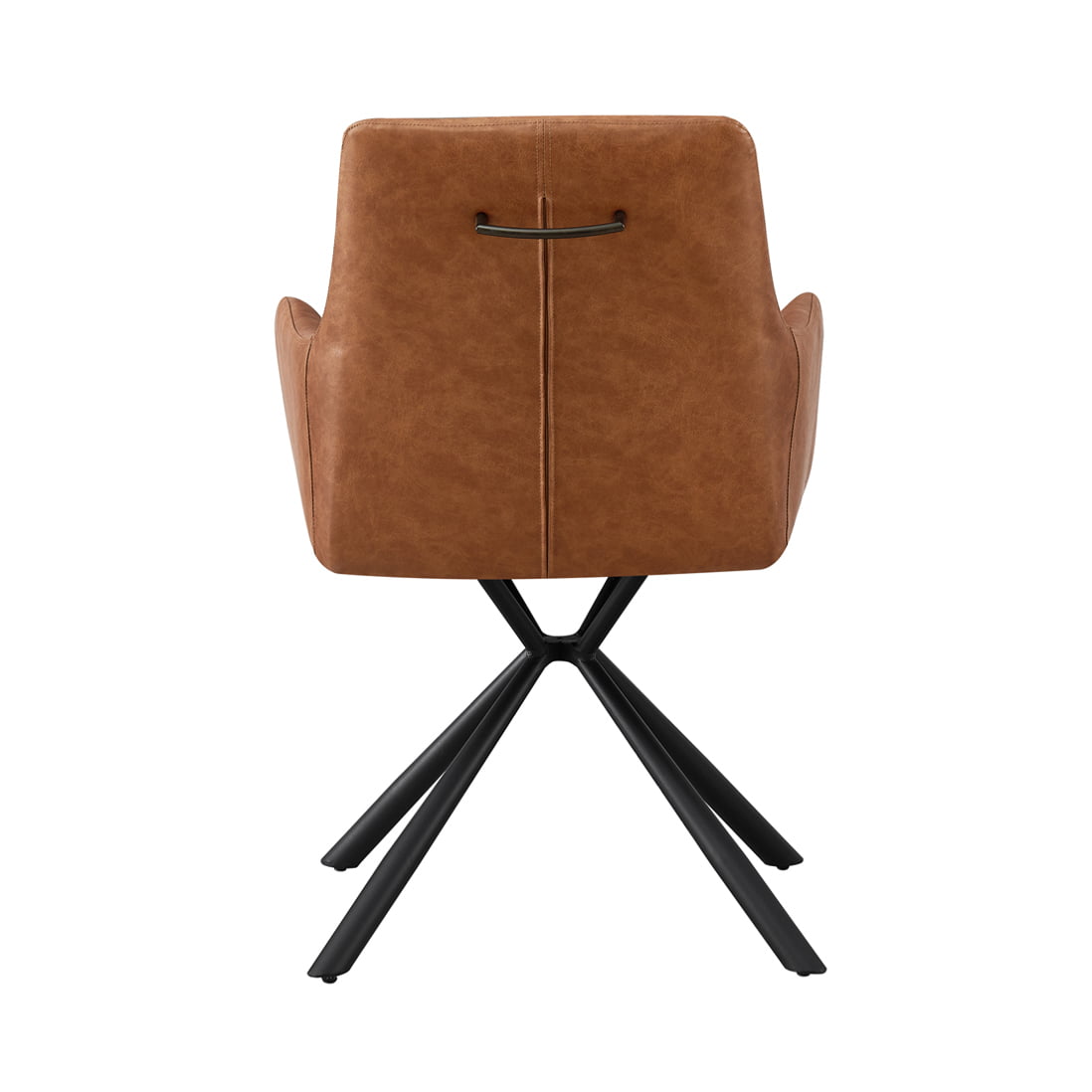 Armstoel Kees Cognac - Set van 2