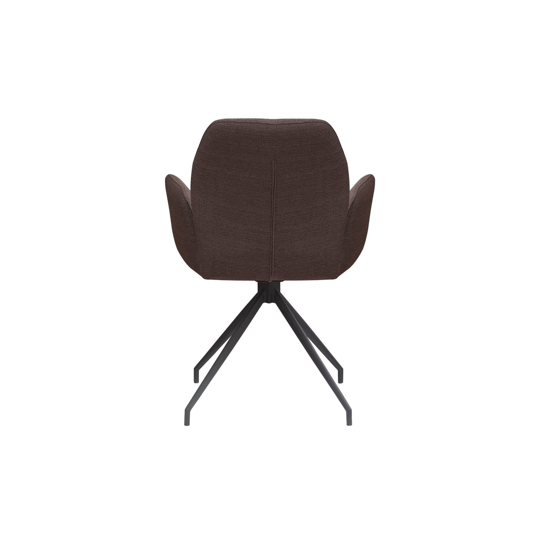 Armstoel Sonja Bruin Stof