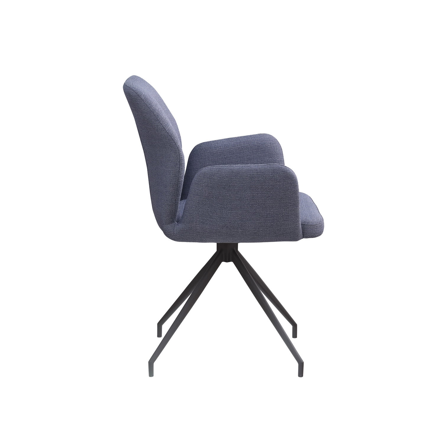 Armstoel Sonja Donkergrijs Stof