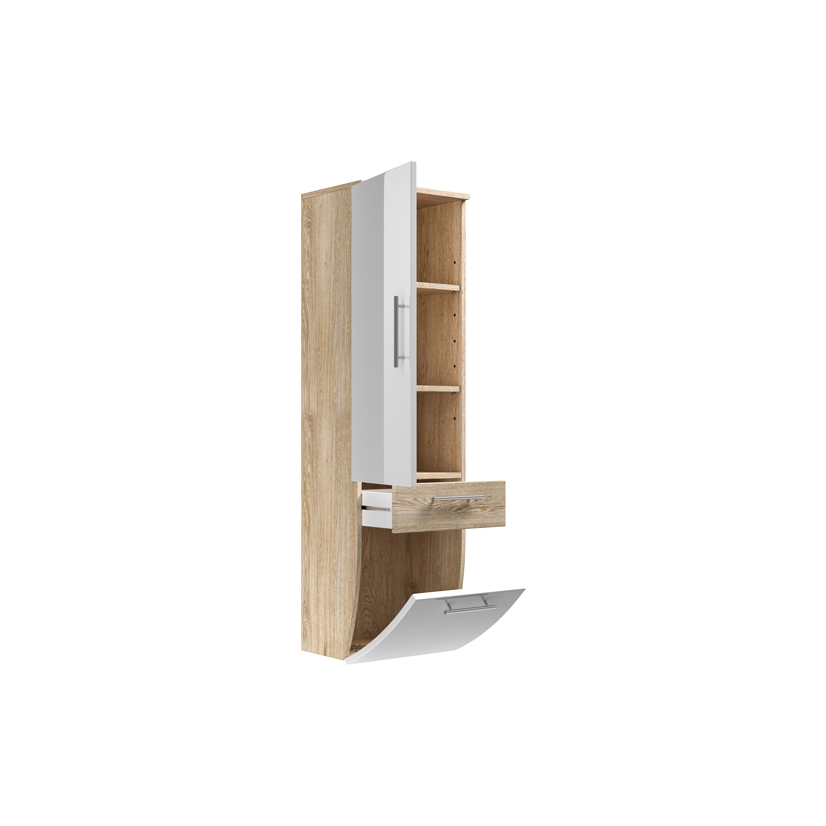 Badkamer kolomkast Milan Eiken