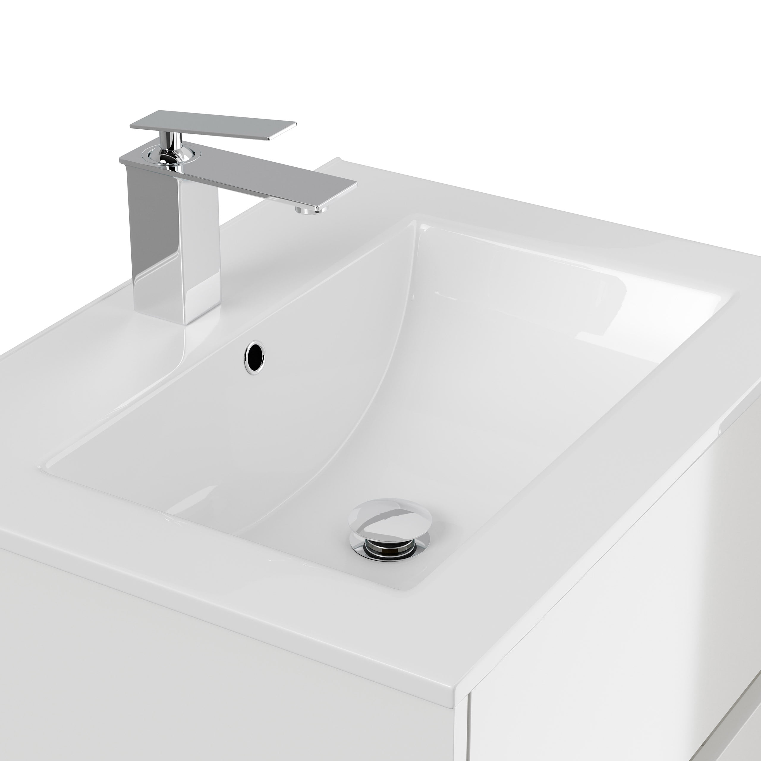 Badmeubel Phoenix Wit Hoogglans 60 cm