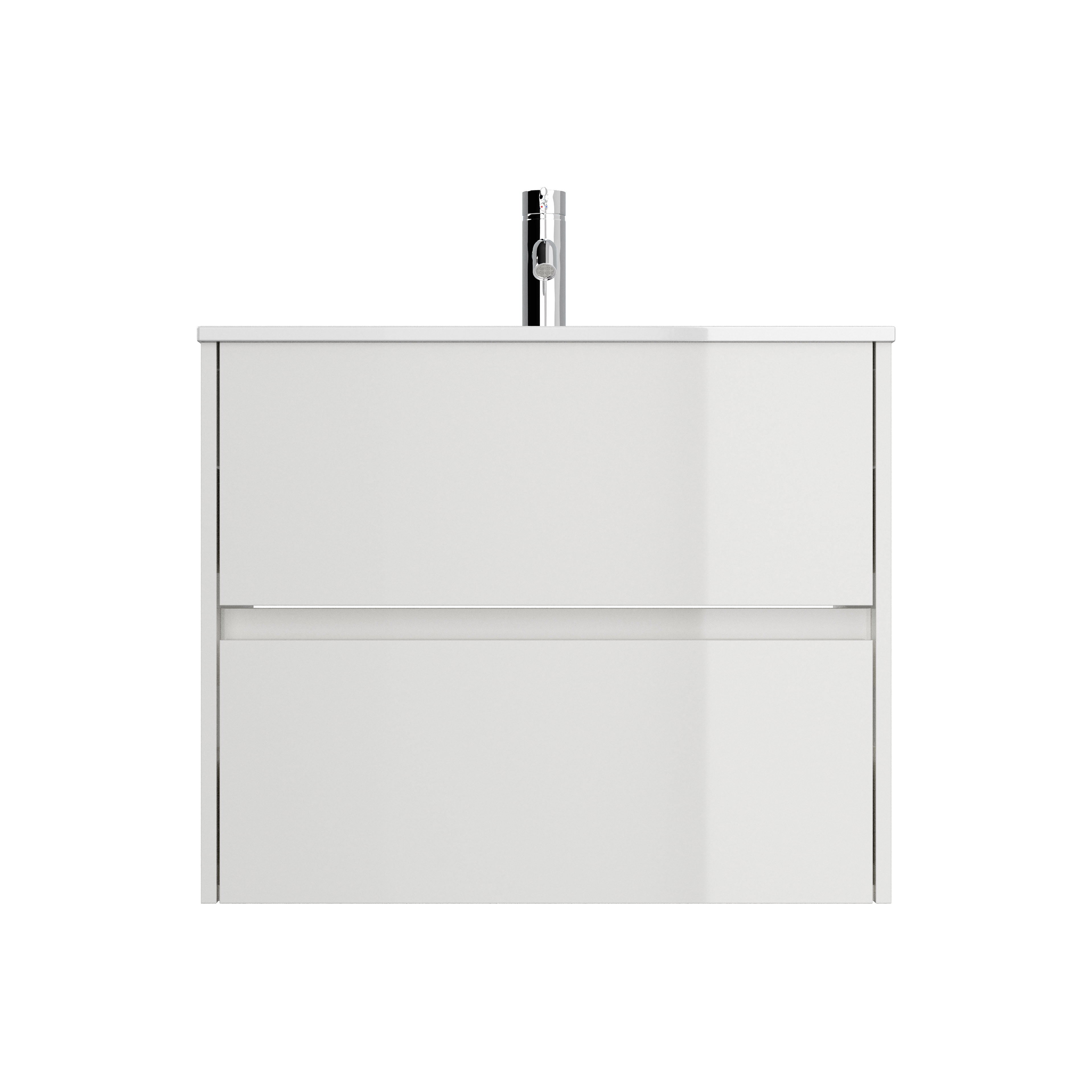 Badmeubel Phoenix Wit Hoogglans 70 cm