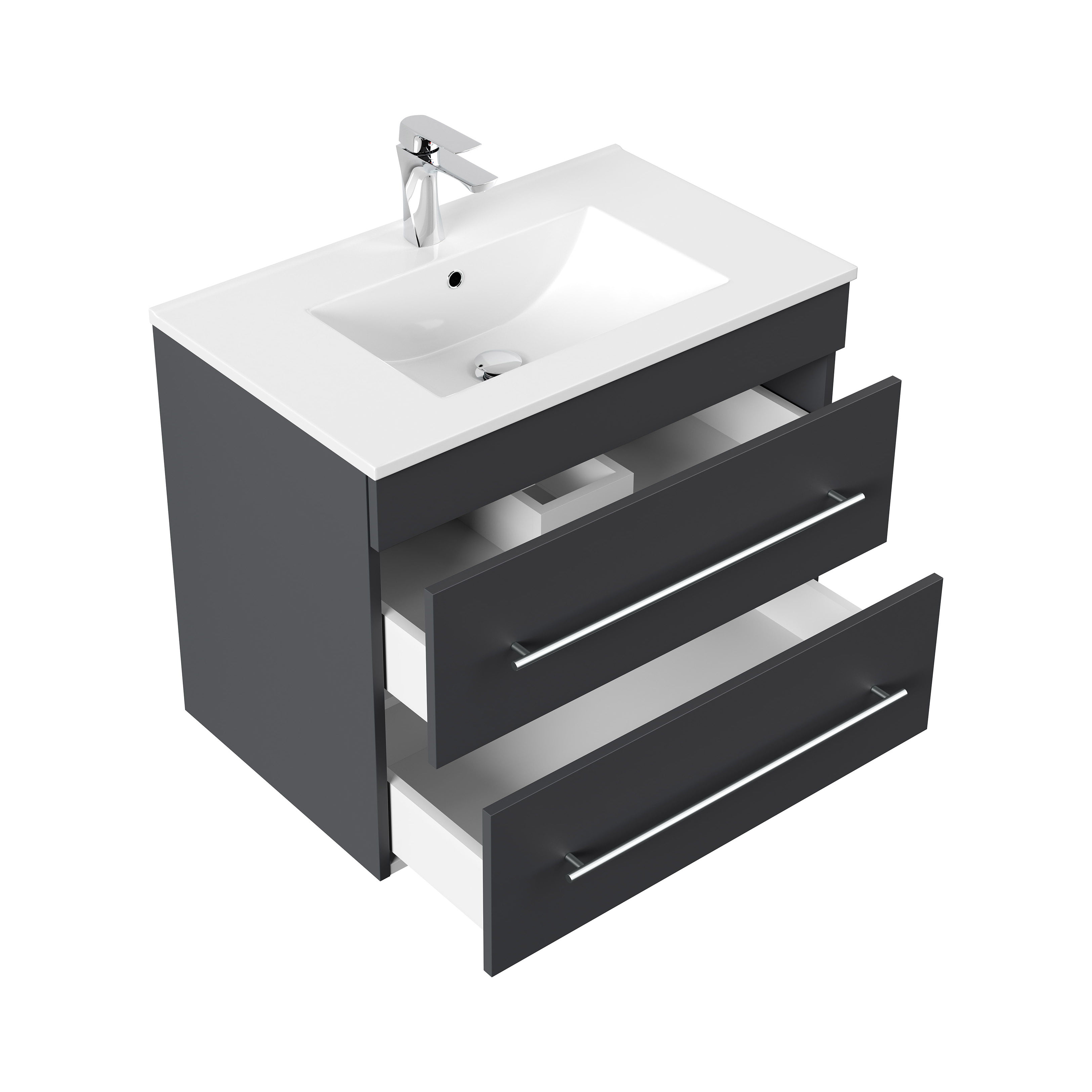 Badmeubel Vegas Grafiet 75 cm