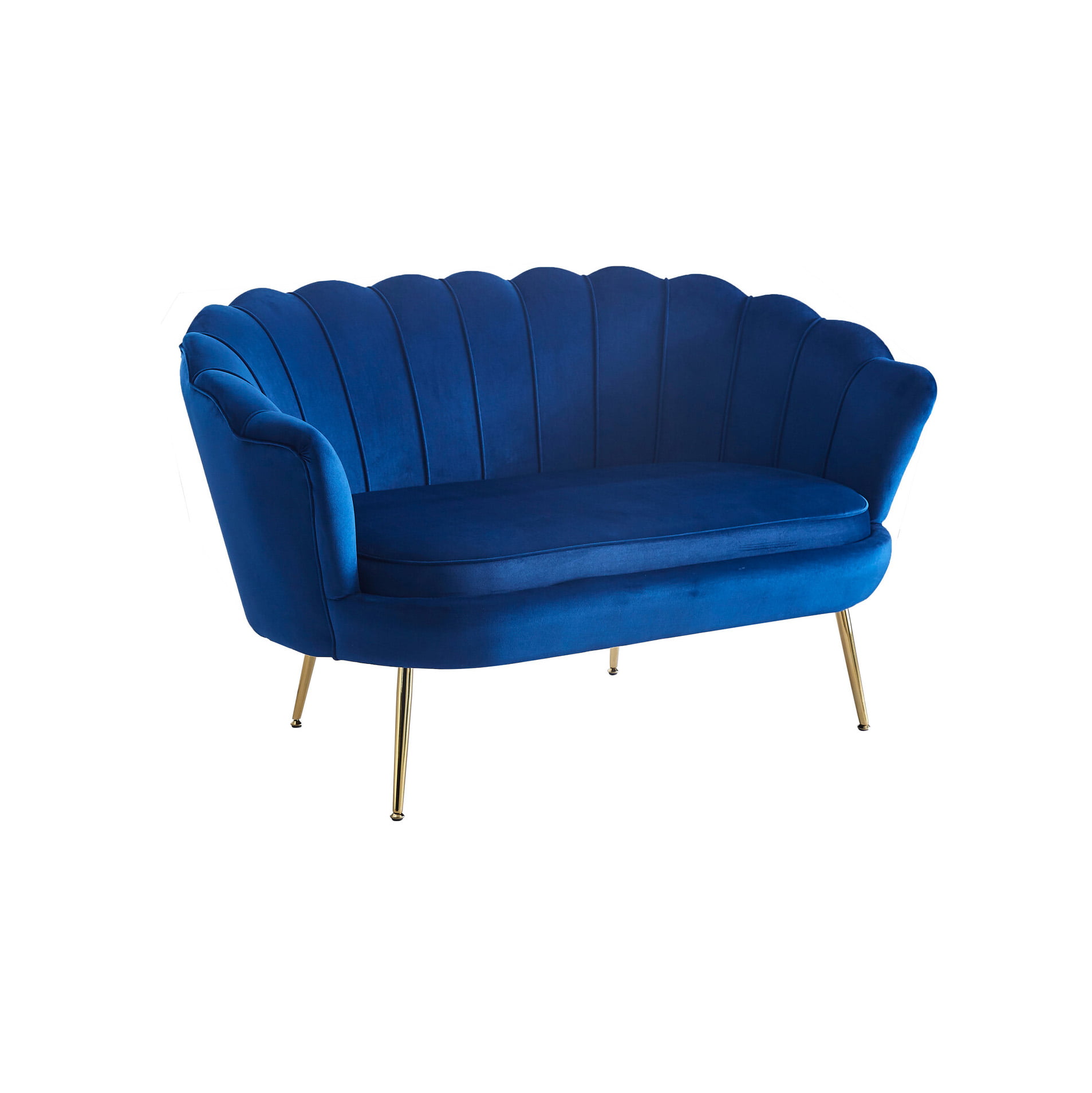 Bank Chanelle Donkerblauw 136 cm