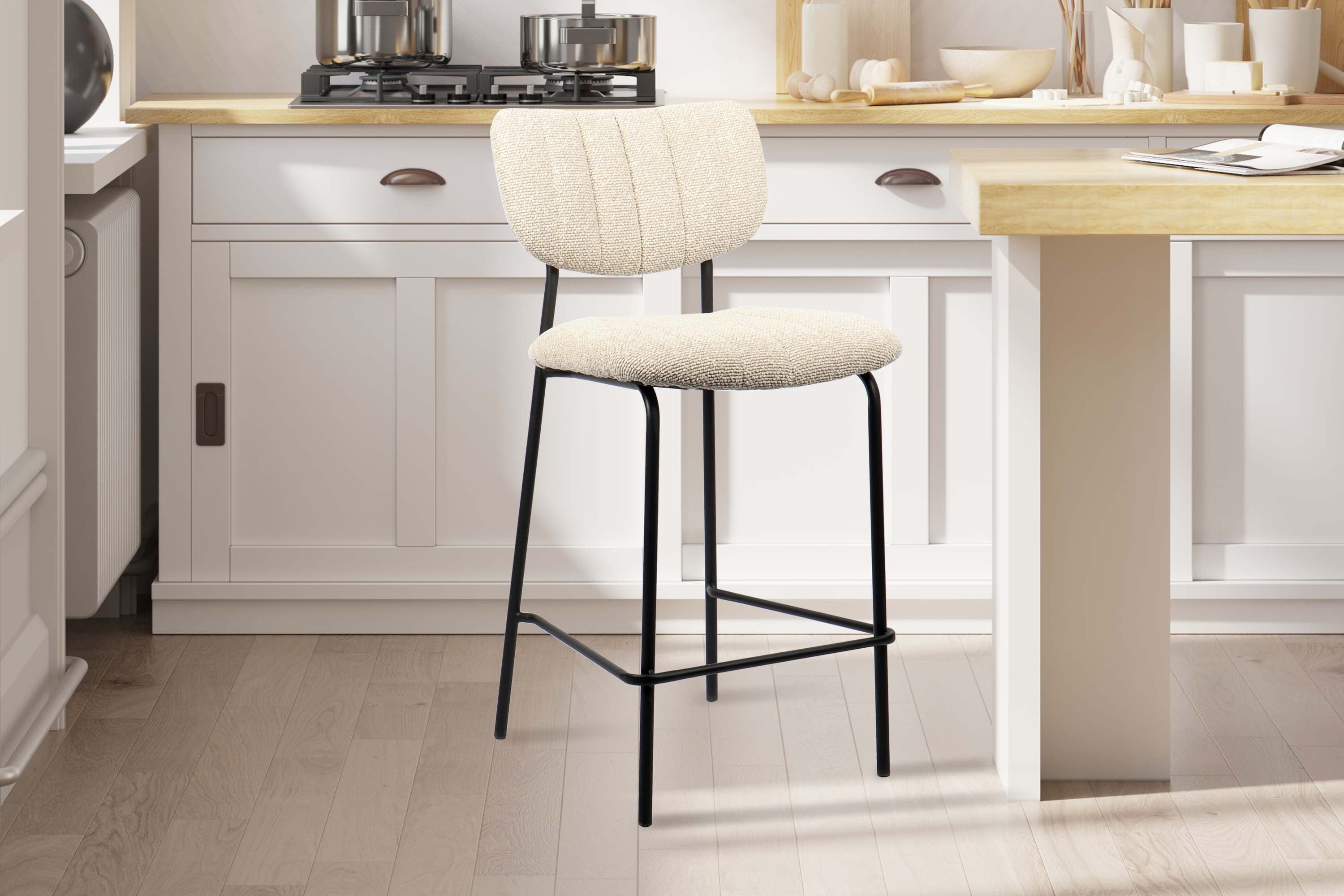 Barkruk Lidy Beige - Set van 2