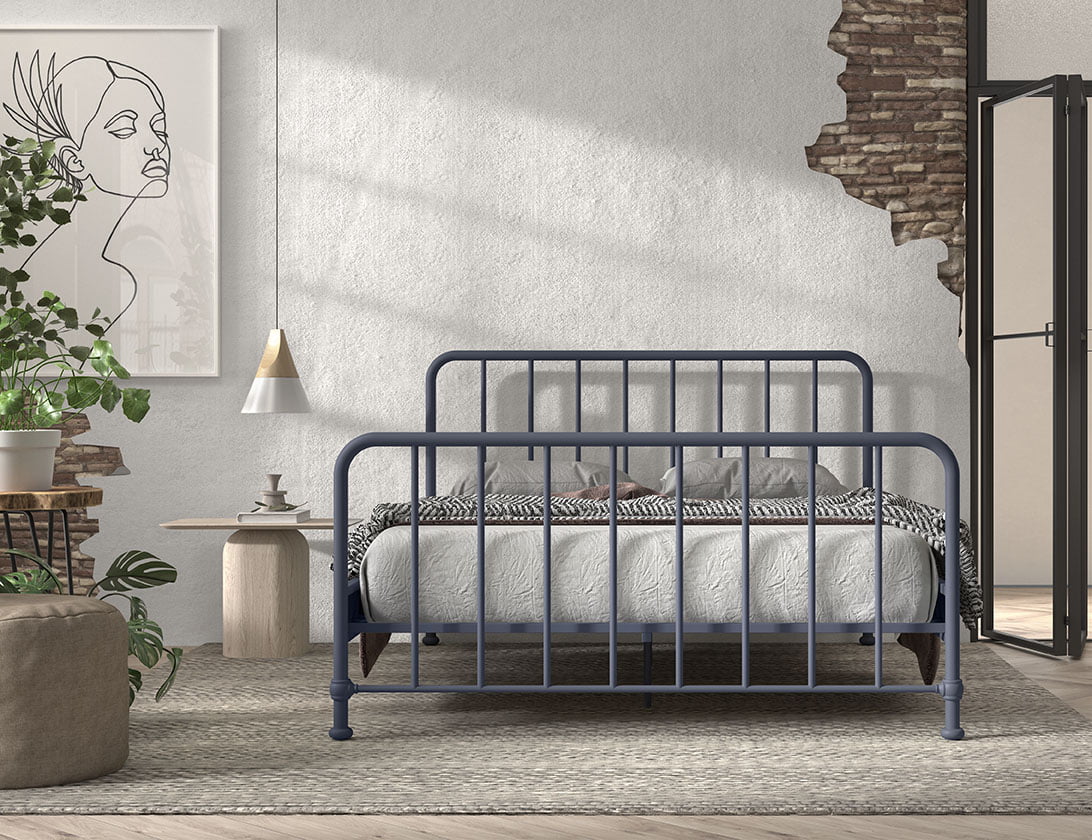 Bed Jay Blauw 160x200 cm