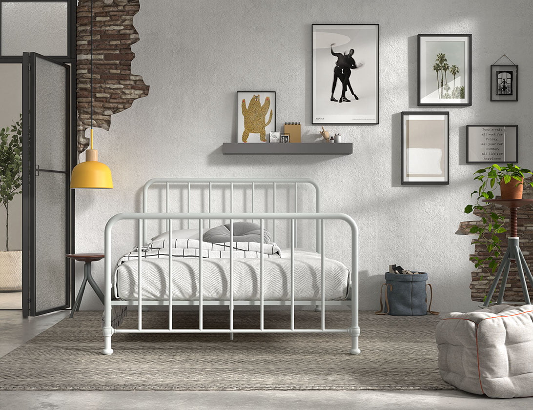 Bed Jay Wit 140x200 cm
