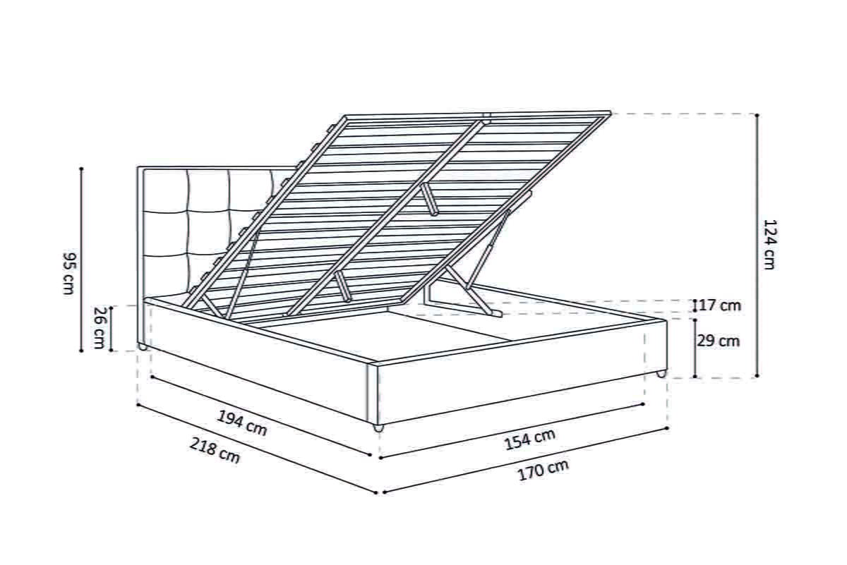 Bed Rianne Zwart 160x200cm