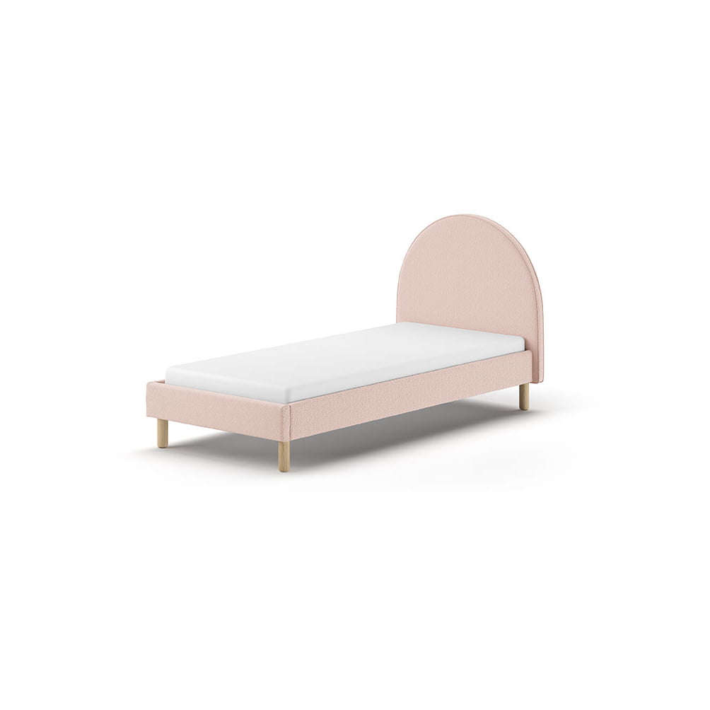Bed Victoria Bouclé Roze 90x200 cm
