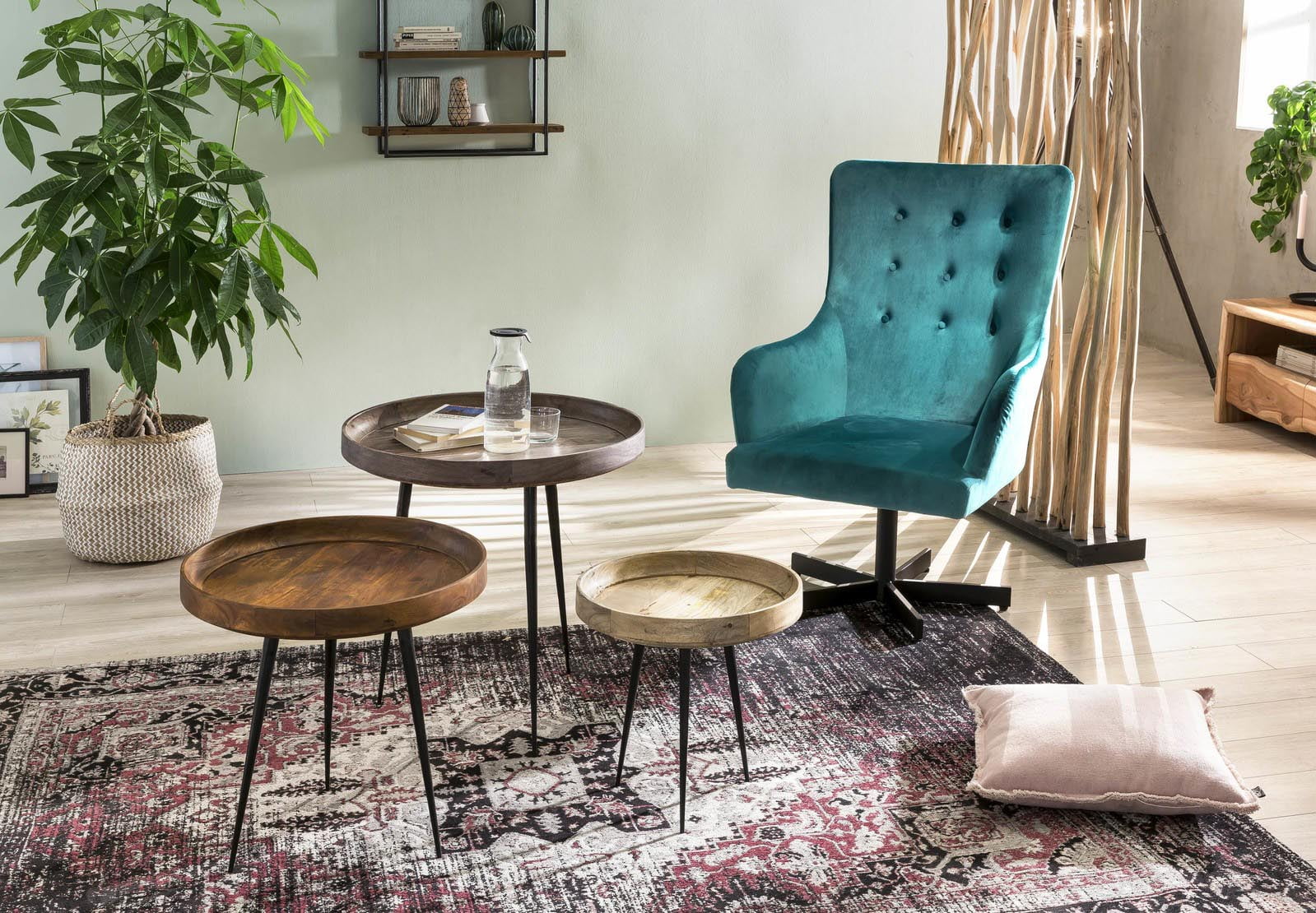 Bijzettafel Kasai Mango 50x50 cm