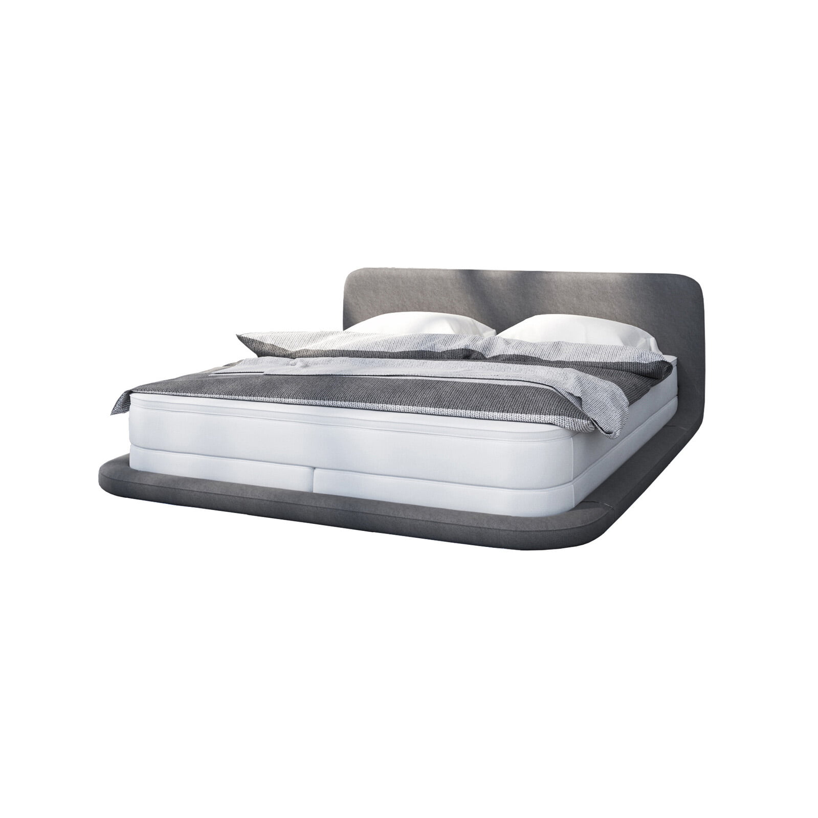 Boxspring Ineke Wit-Grijs 180x200cm