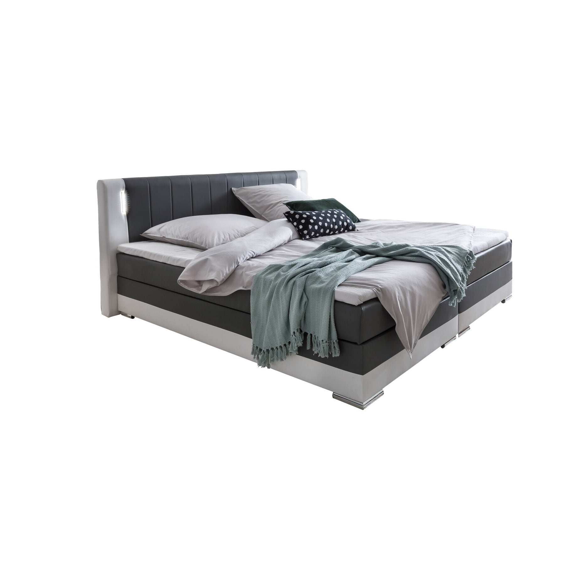 Boxspring Isolde Grijs 180x200cm