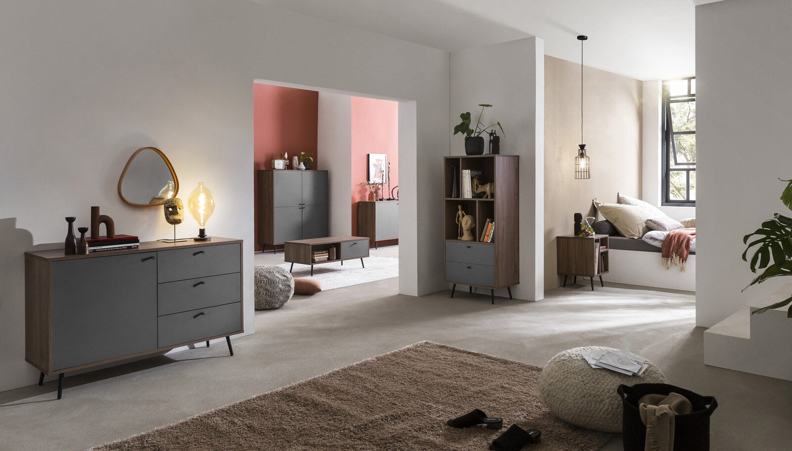 Dressoir Felipe Walnoot 118 cm