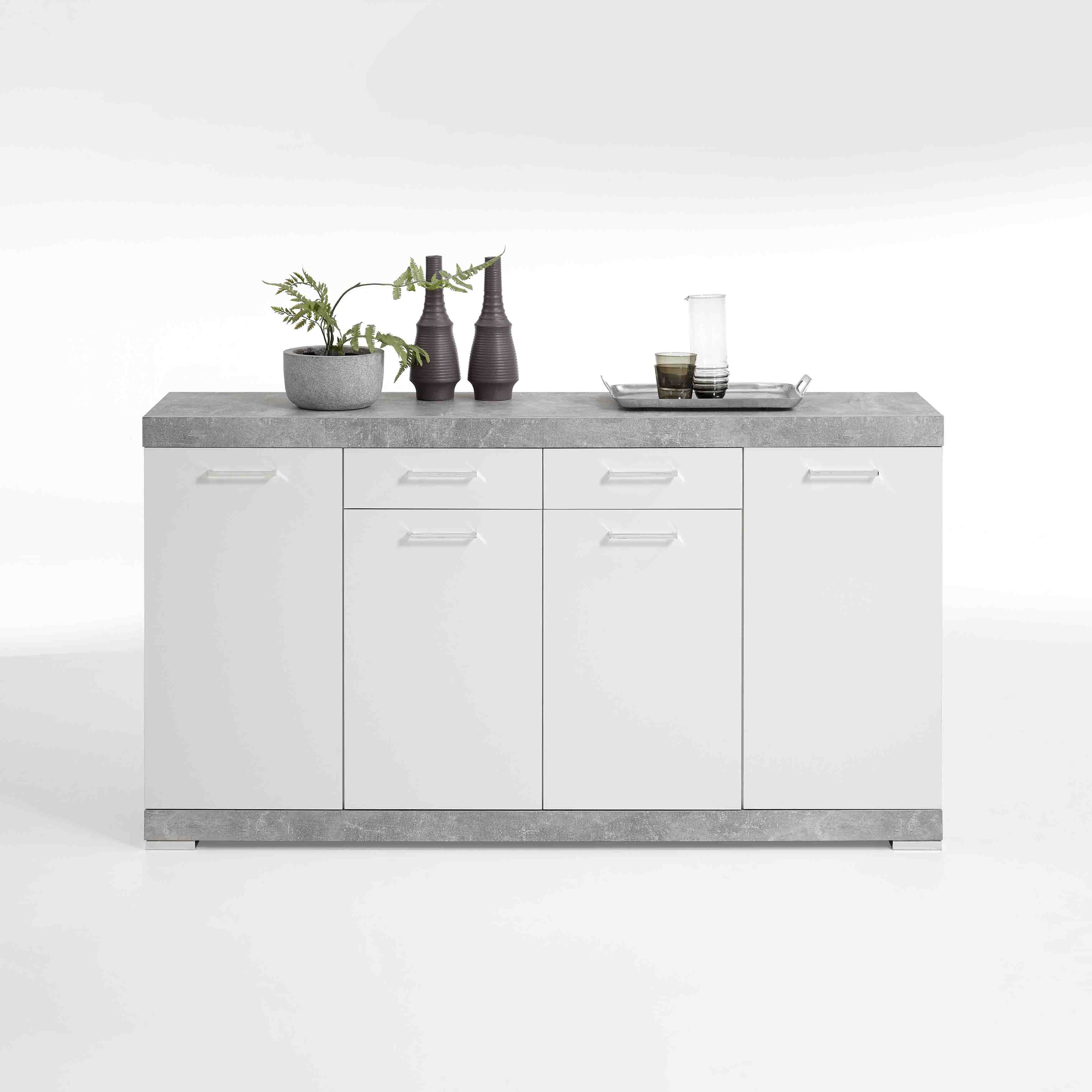 Dressoir Hermes Beton 160x35x90 cm