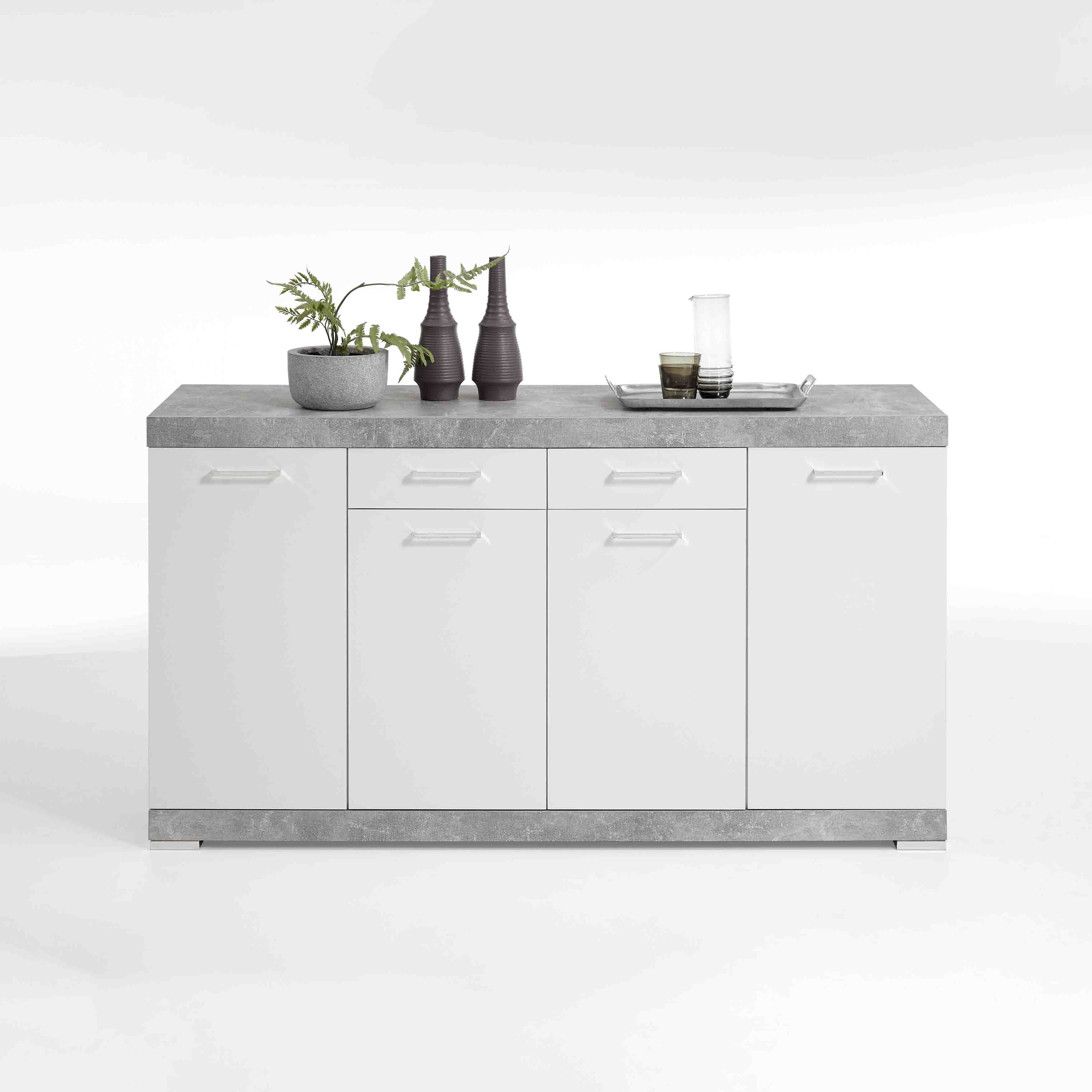 Dressoir Hermes Beton 160x50x90 cm