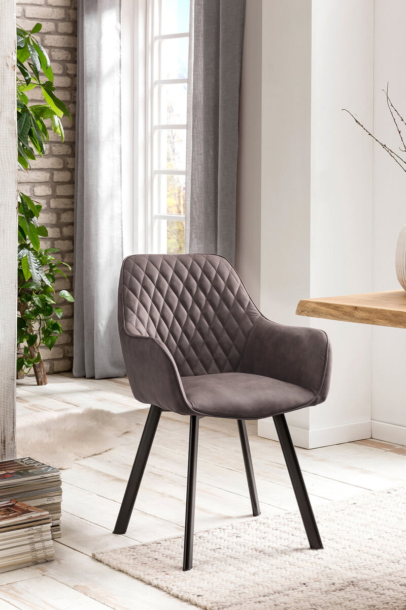Eetkamerstoel Silves Taupe - Set van 2