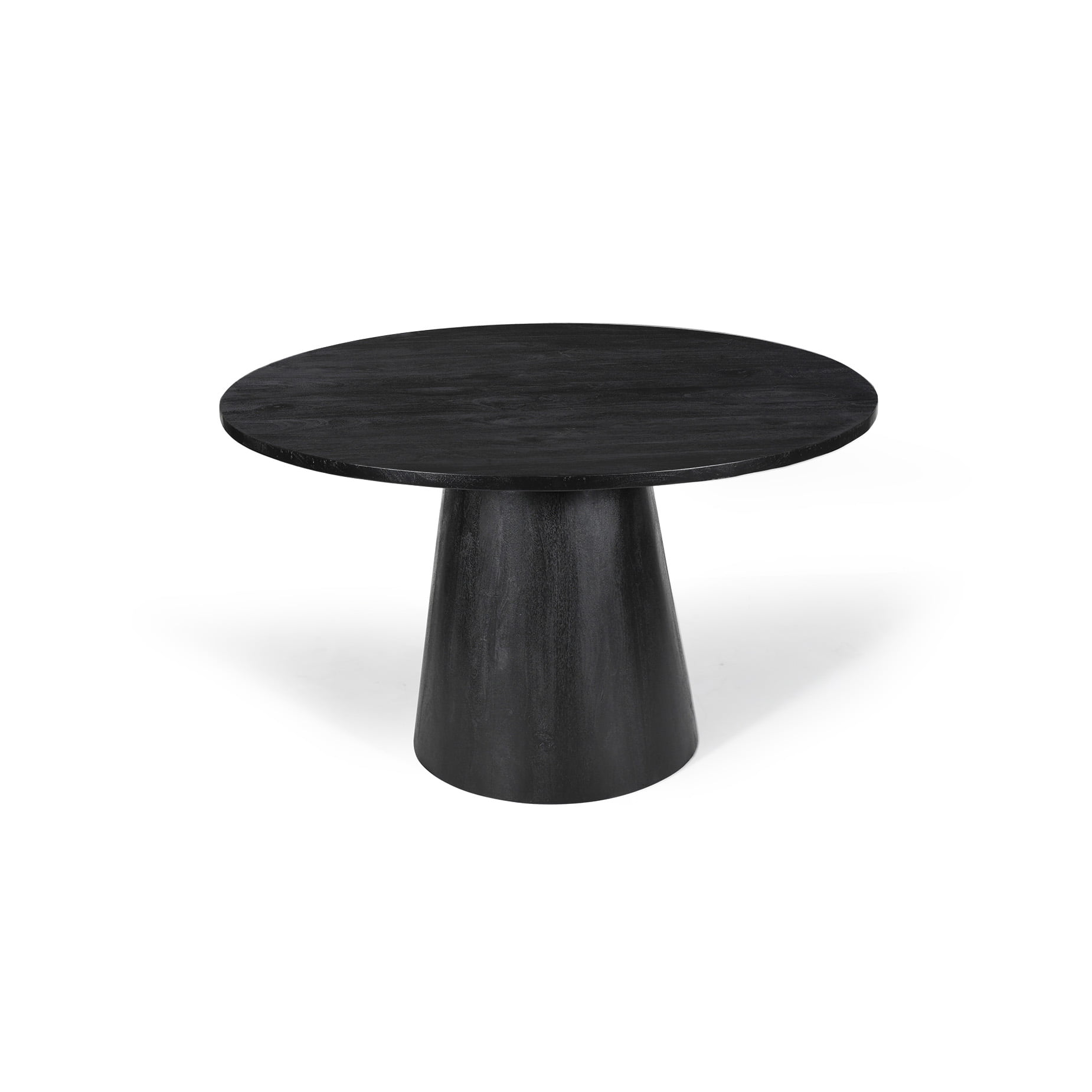 Eetkamertafel Florance Zwart Rond 130 cm