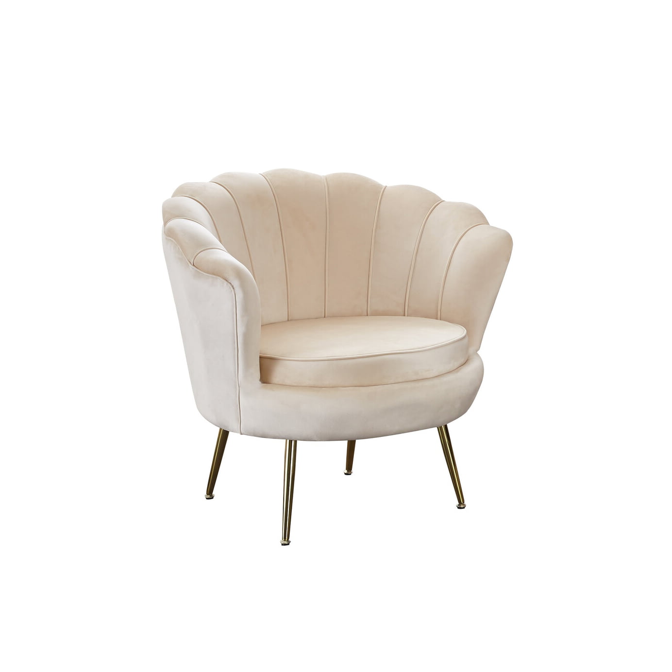 Fauteuil Chanelle Beige 136 cm