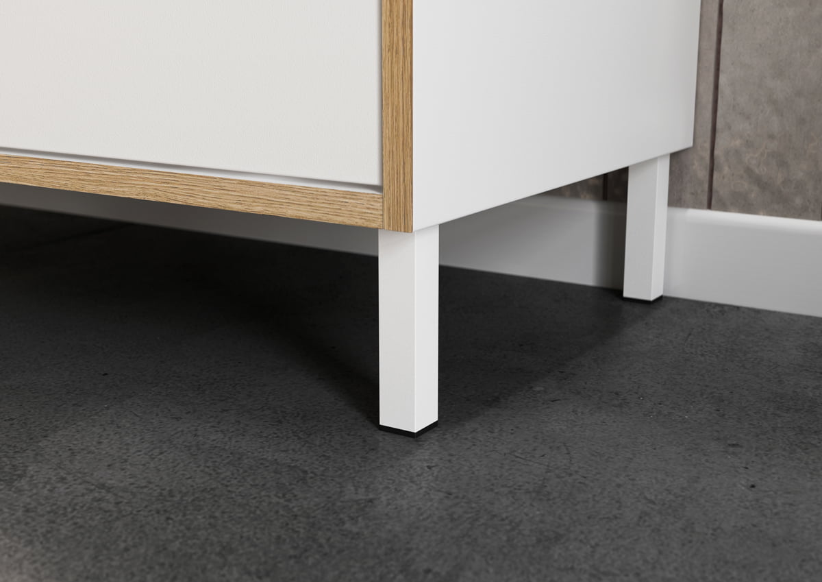 Wastafelkast Vilja Wit Eiken