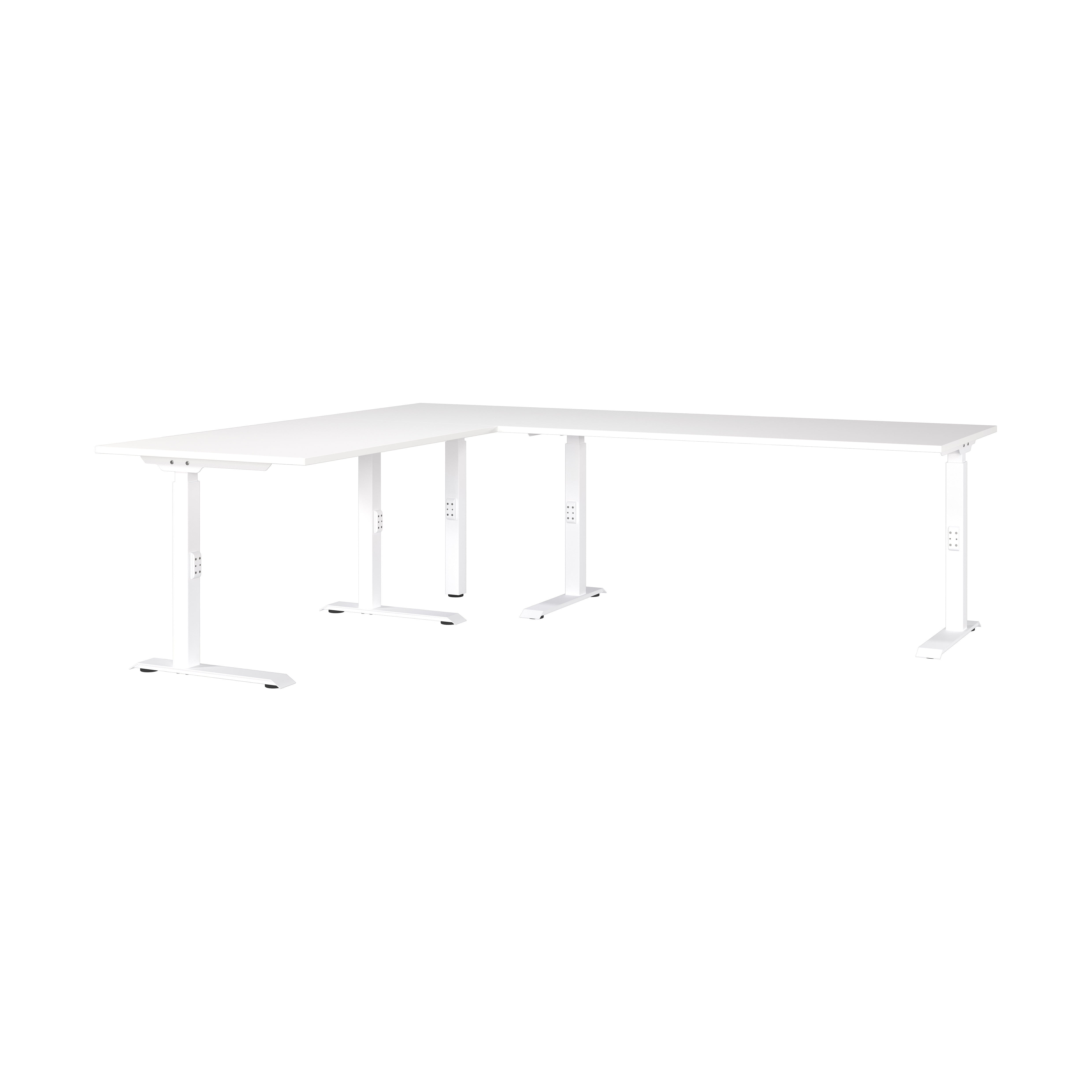 Hoekbureau Galileo Wit 240 x 200 cm