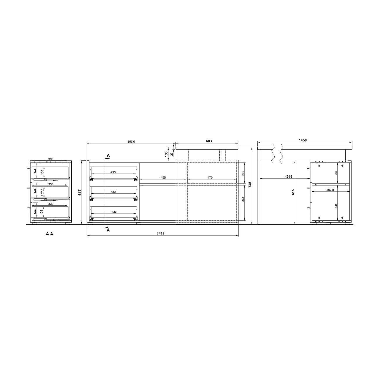 Hoekbureau Pytheas Grafiet Eiken