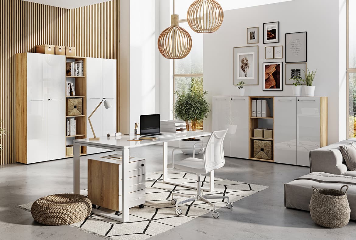 Kantoorkast Destin-HO Eiken