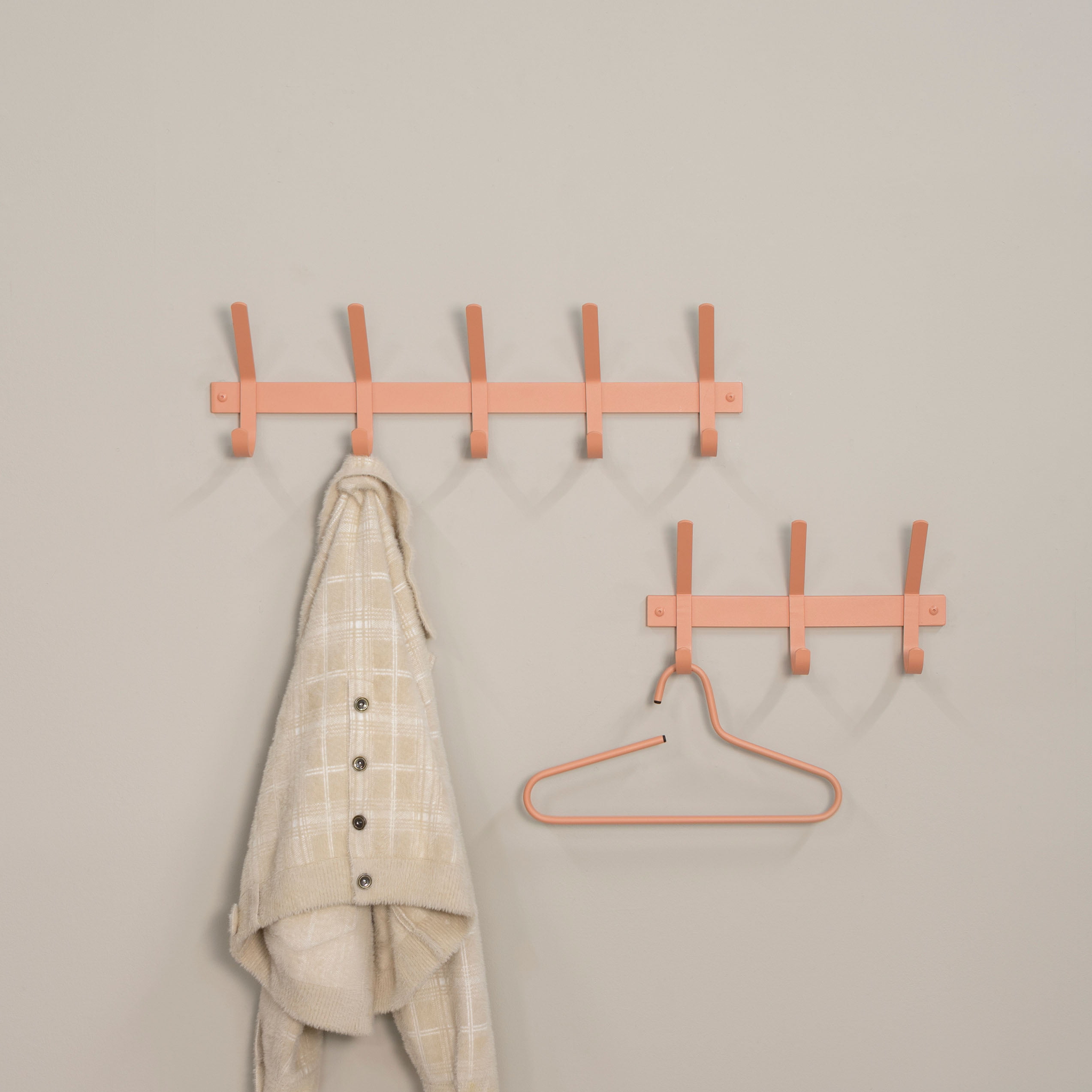 Kapstok Gilbert Terracotta 5-haaks