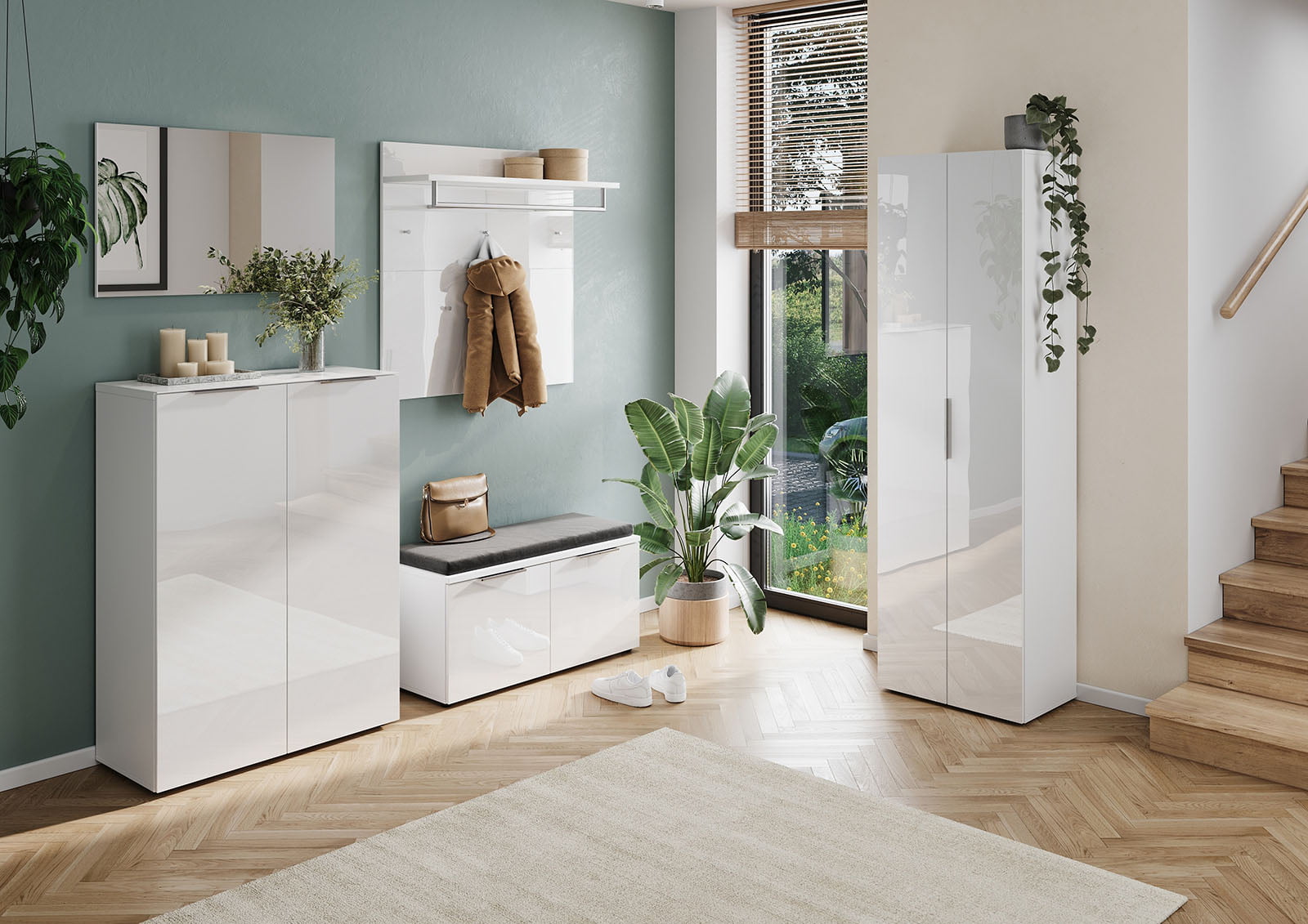 Kapstokpaneel Montreal Wit