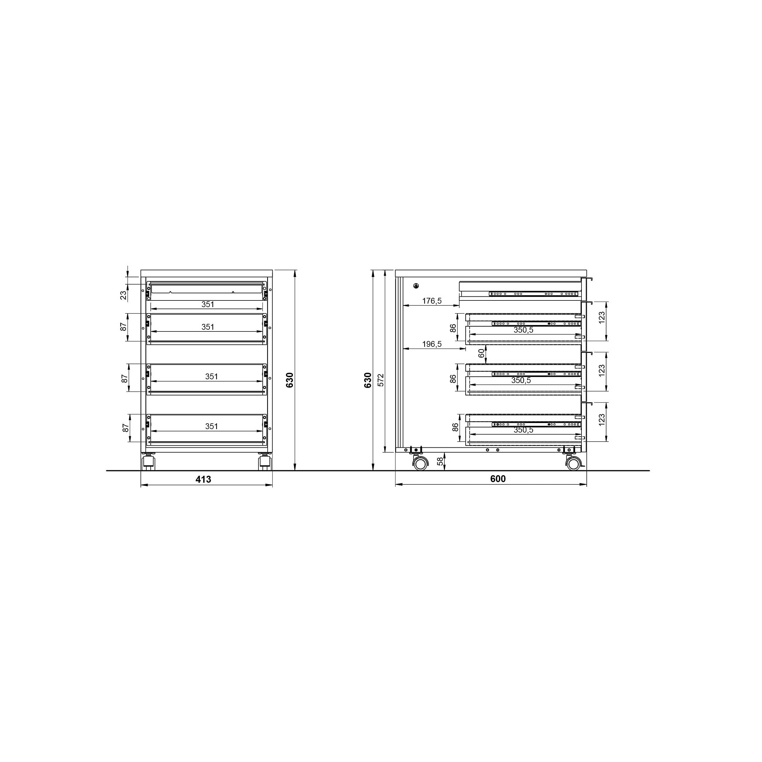 Ladeblok Galileo Grafiet