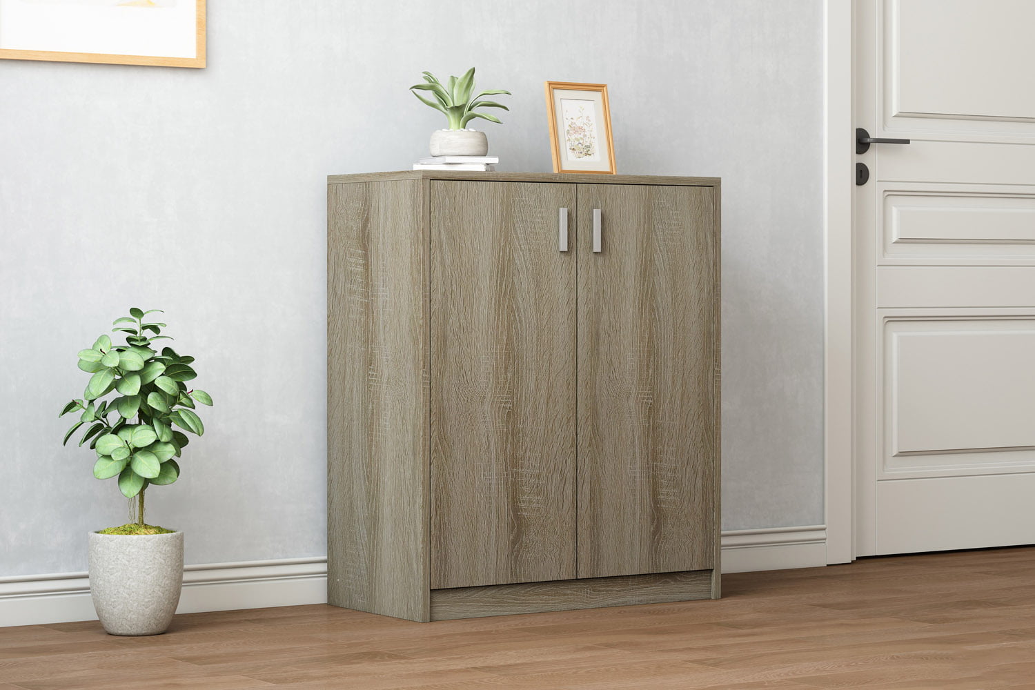 Lage dichte kast Edwin Sonoma 72x36x84 cm - 1