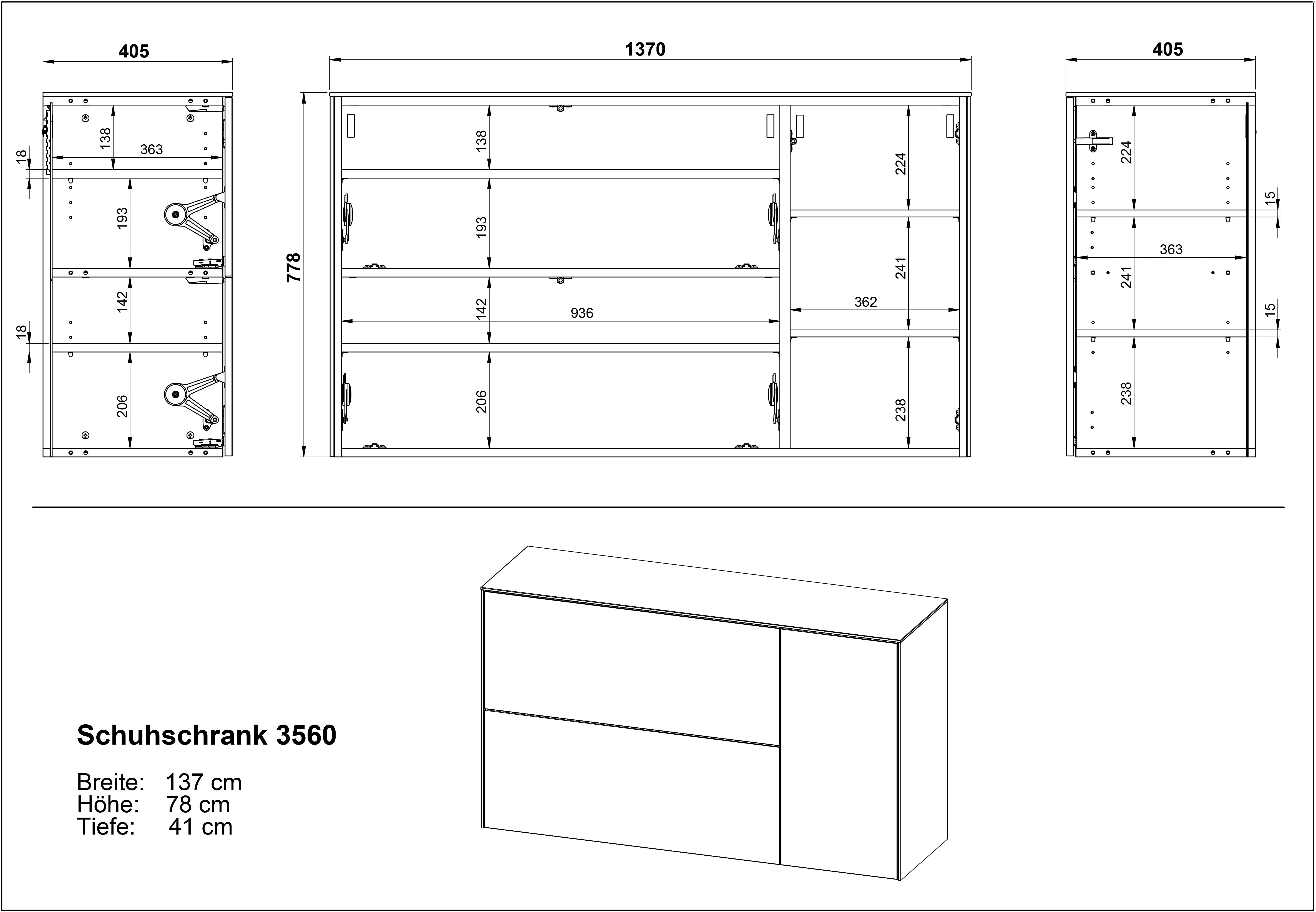 Schoenenkast Mare Kasjmier