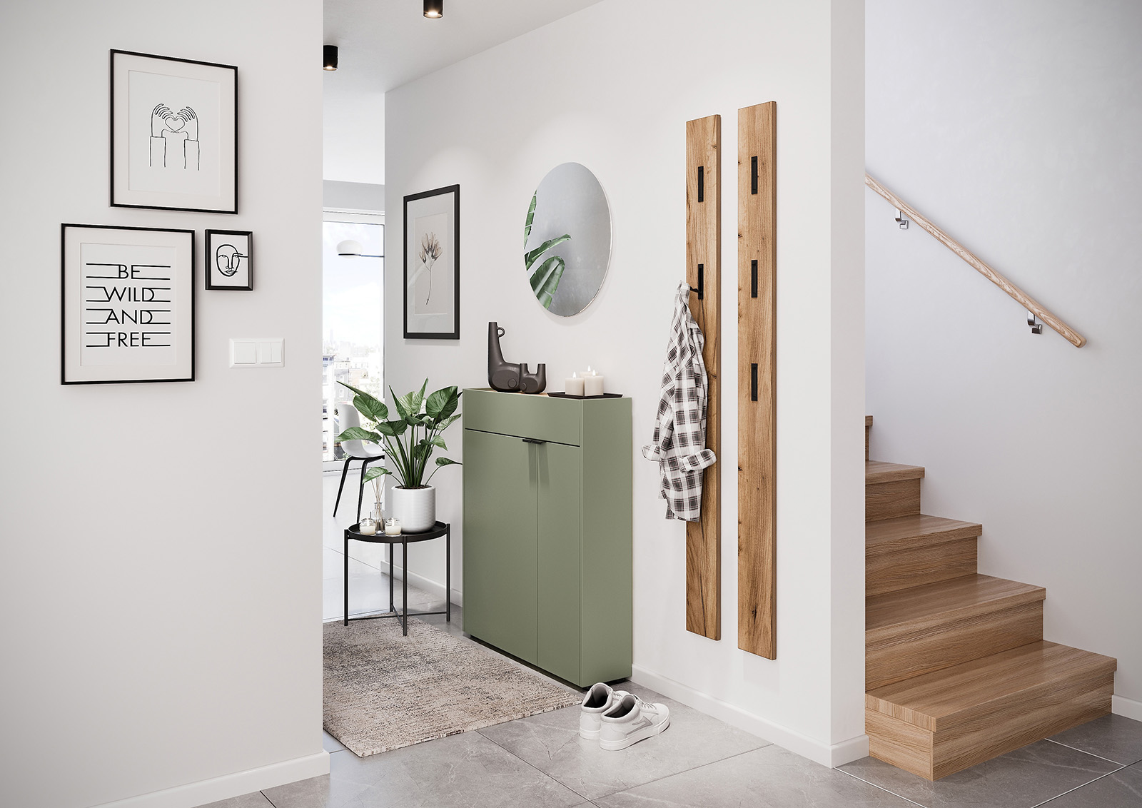 Opbergkast Eleonore Groen 83 cm