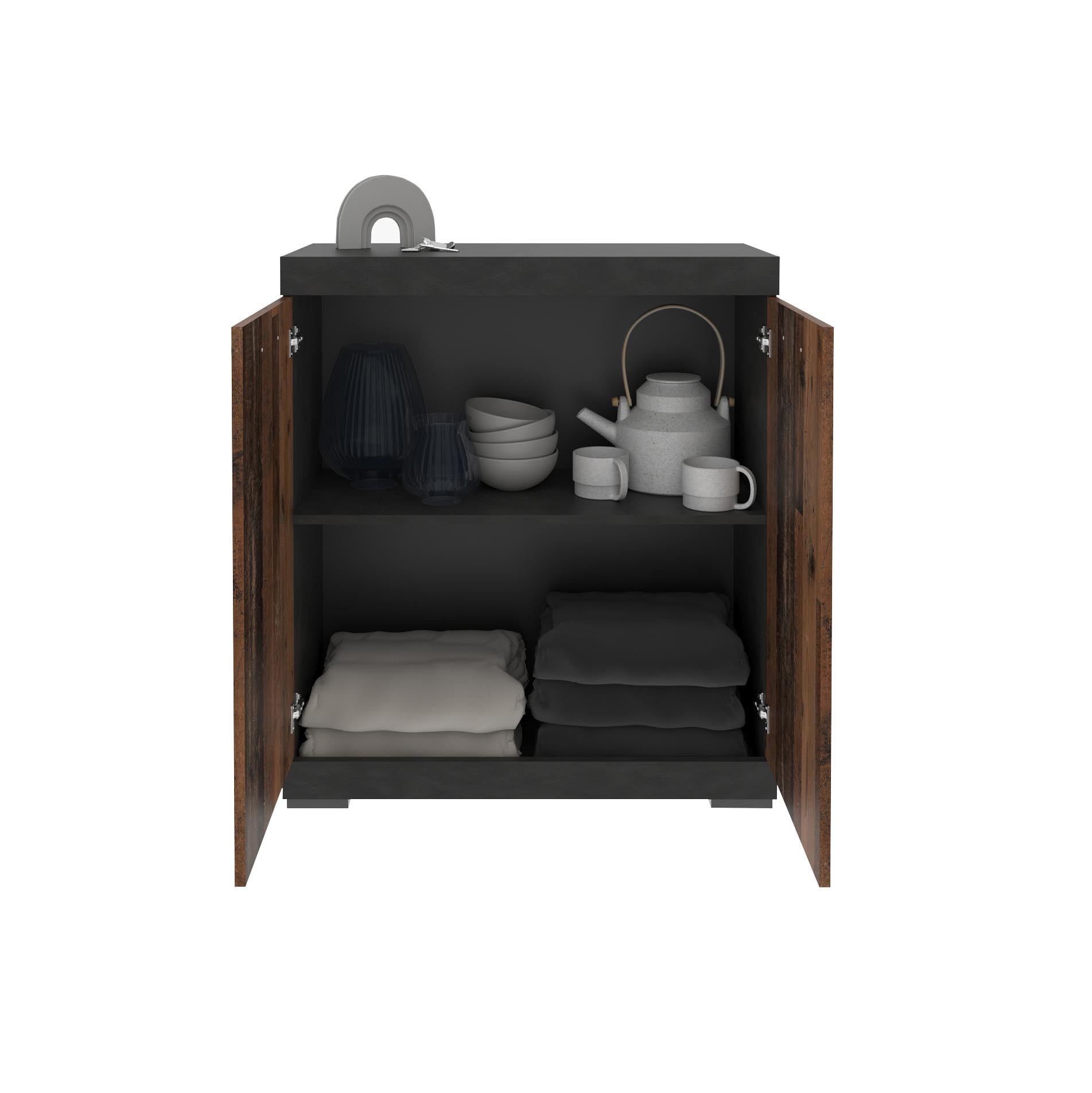Opbergkast Hermes Vintage 80x35x90 cm - 1