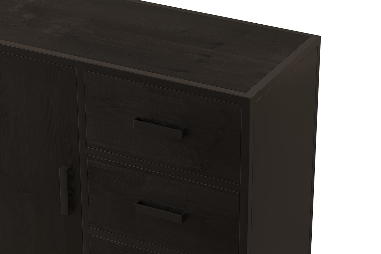 Opbergkast Otis Zwart 85 cm