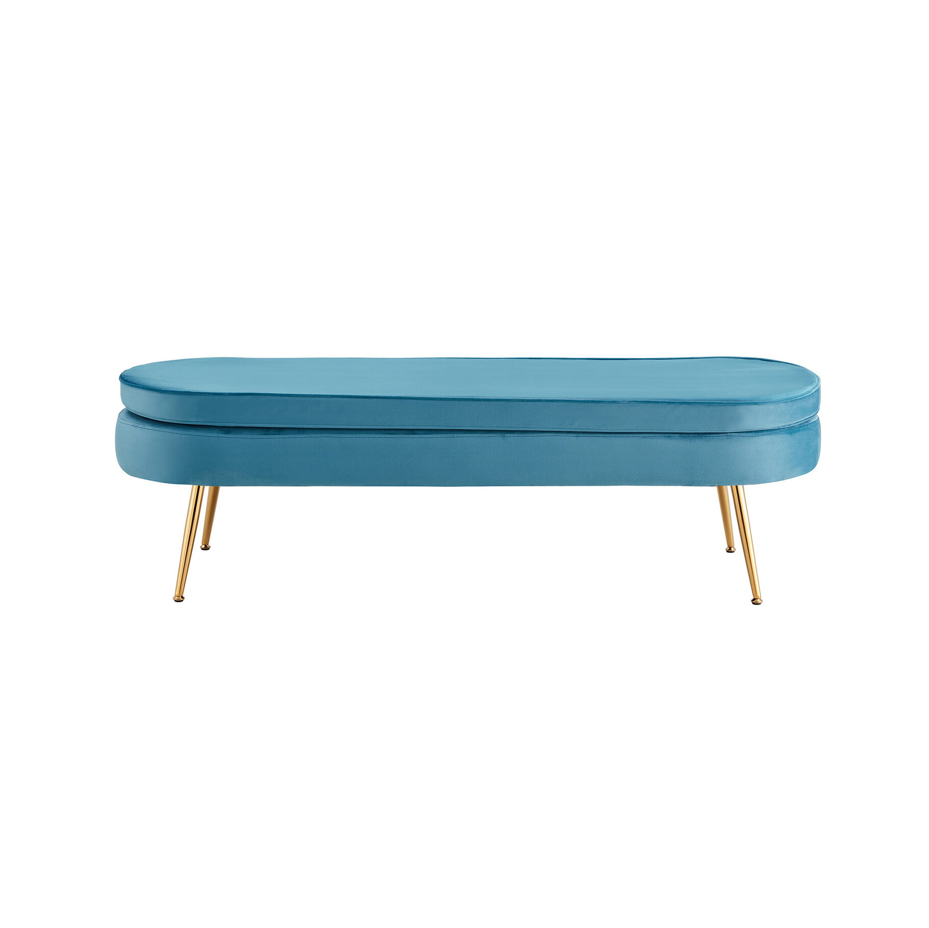 Poef Chanelle Blauw 142 cm