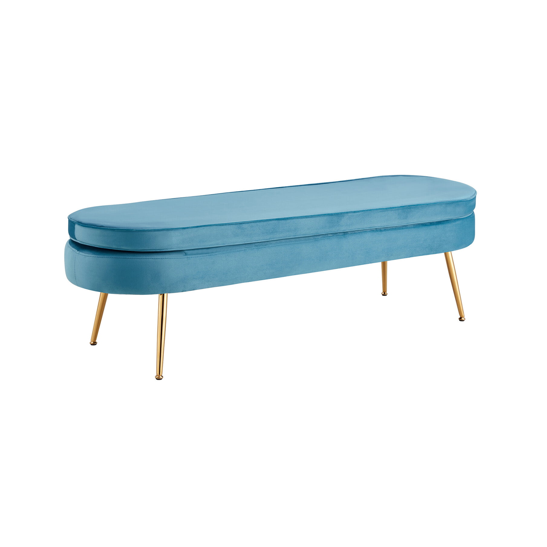 Poef Chanelle Blauw 142 cm