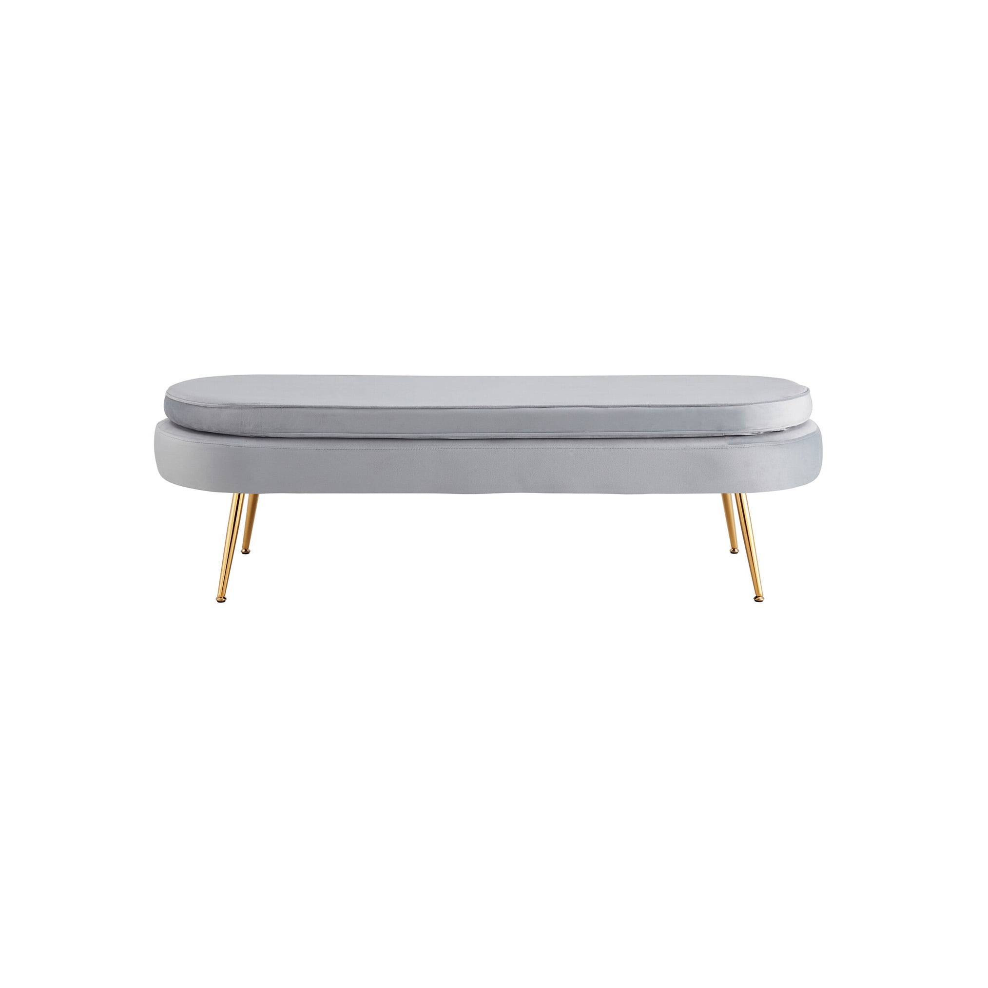 Poef Chanelle Lichtgrijs 142 cm