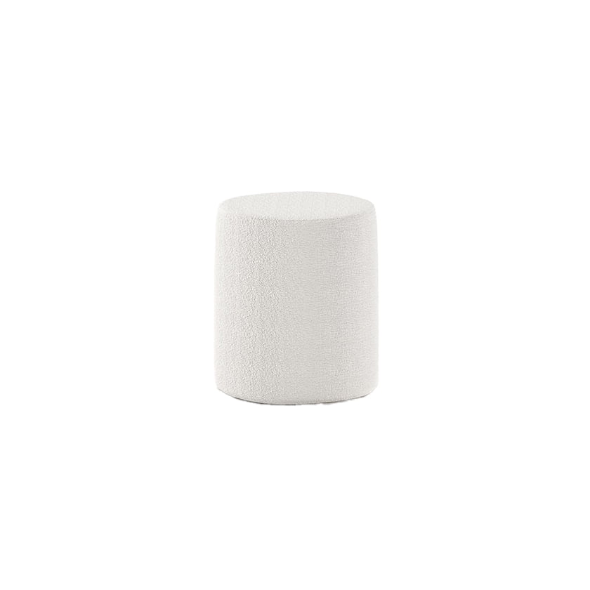 Poef Victoria Bouclé Wit