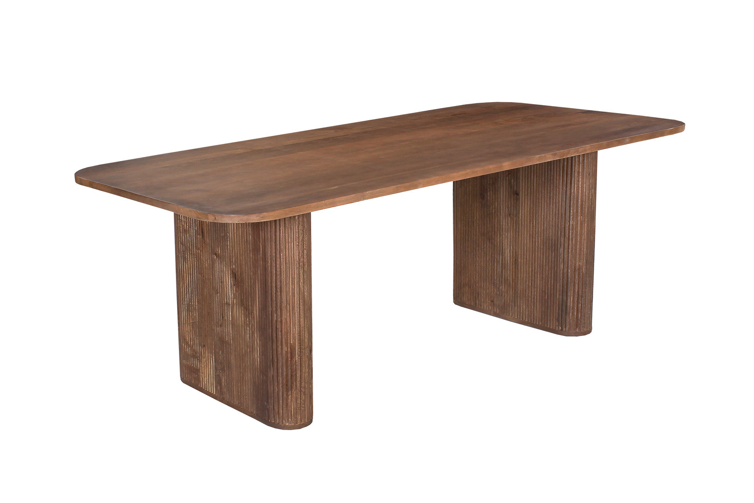 Eetkamertafel Loic Ovaal Mangohout Lichtbruin 200cm