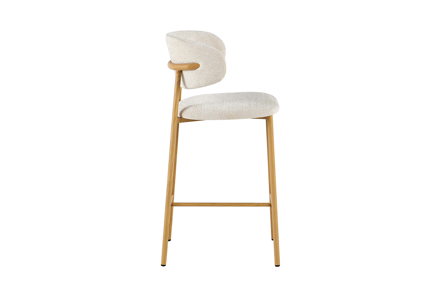 Barkruk Zorin Naturel Stof Beige - Set van 2