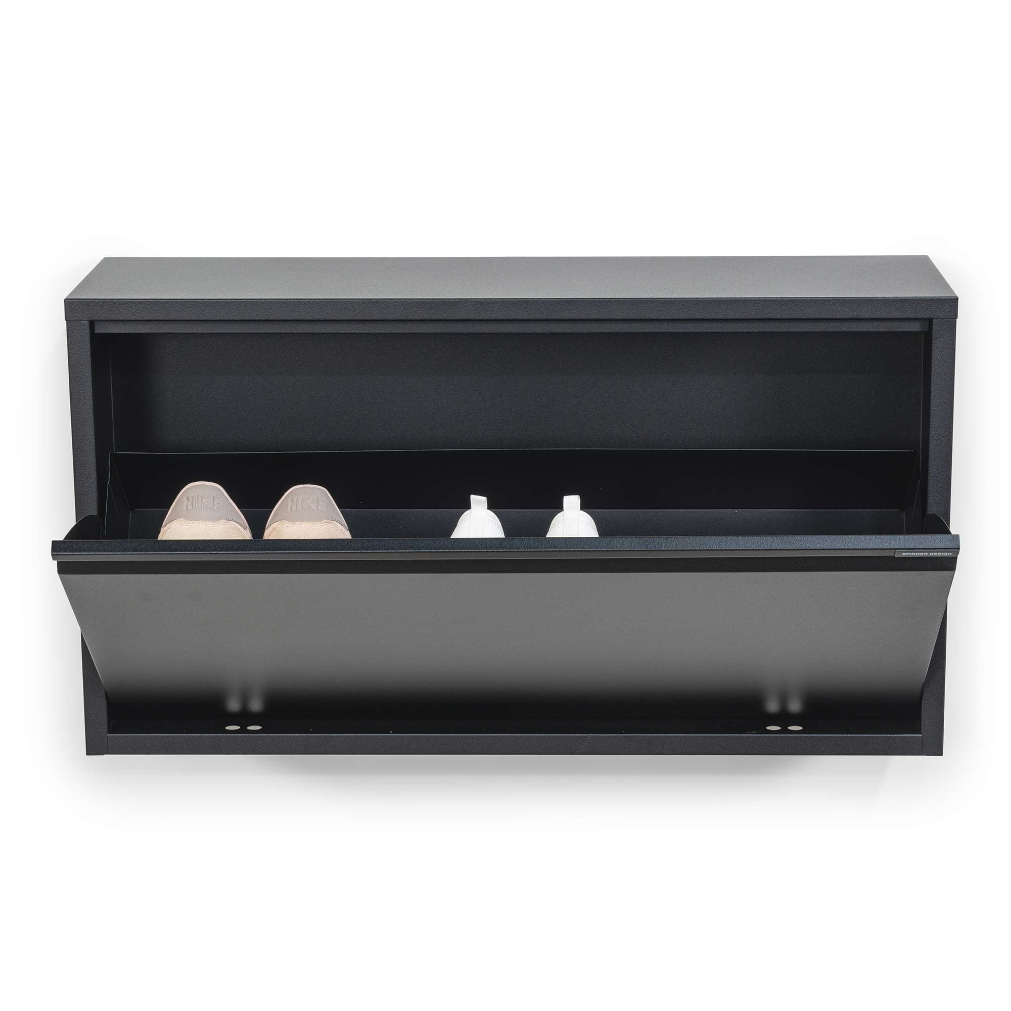 Schoenenkast Oscar Zwart 75cm