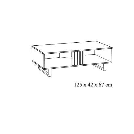 Salontafel Myron Zwart