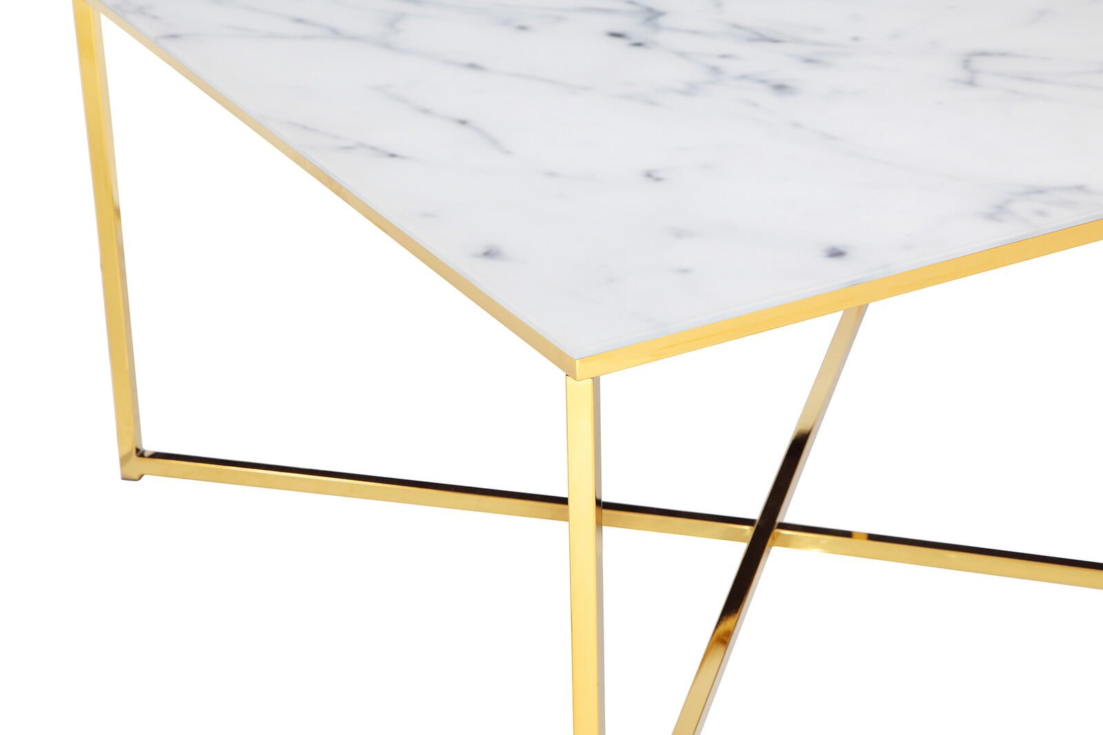 Salontafel Nuray Wit-Goud