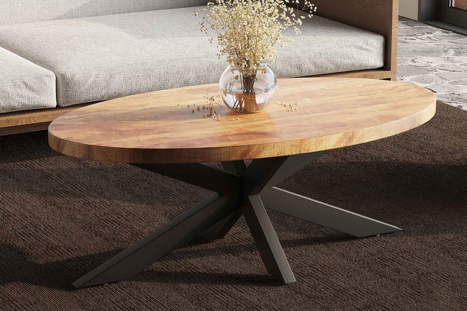 Salontafel Otis Ovaal 130 cm