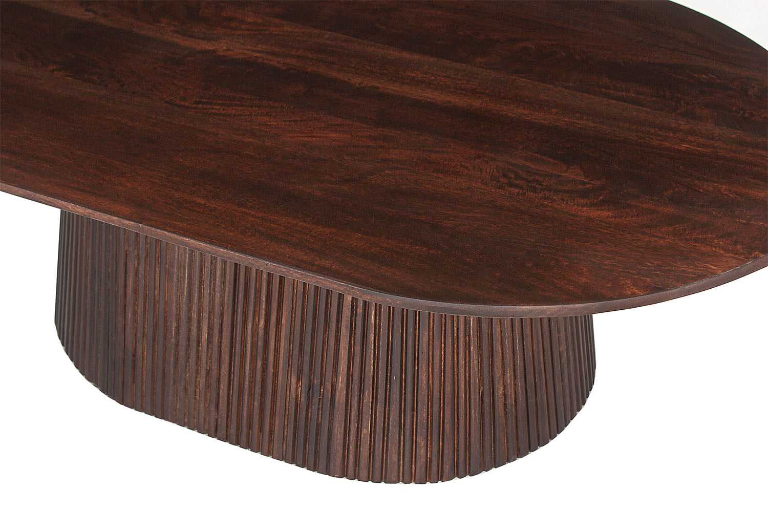 Salontafel River Ovaal Donkerbruin 120 cm