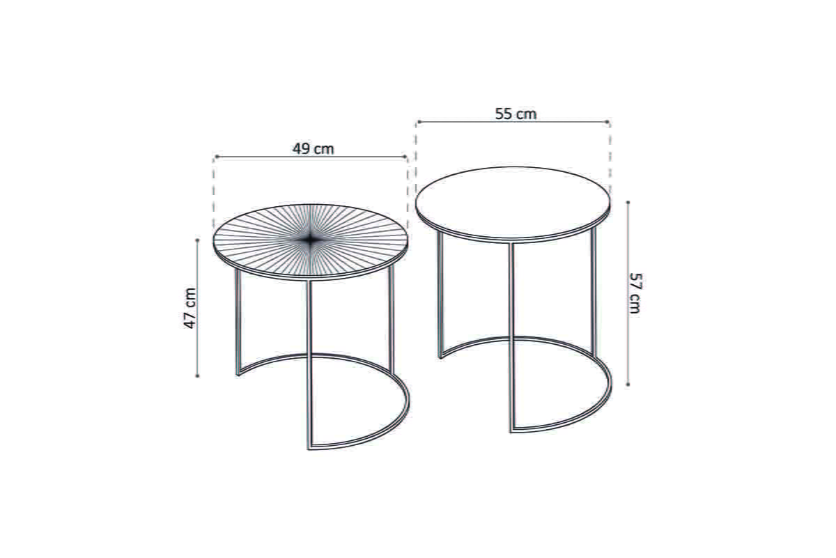 Salontafel Set Savannah