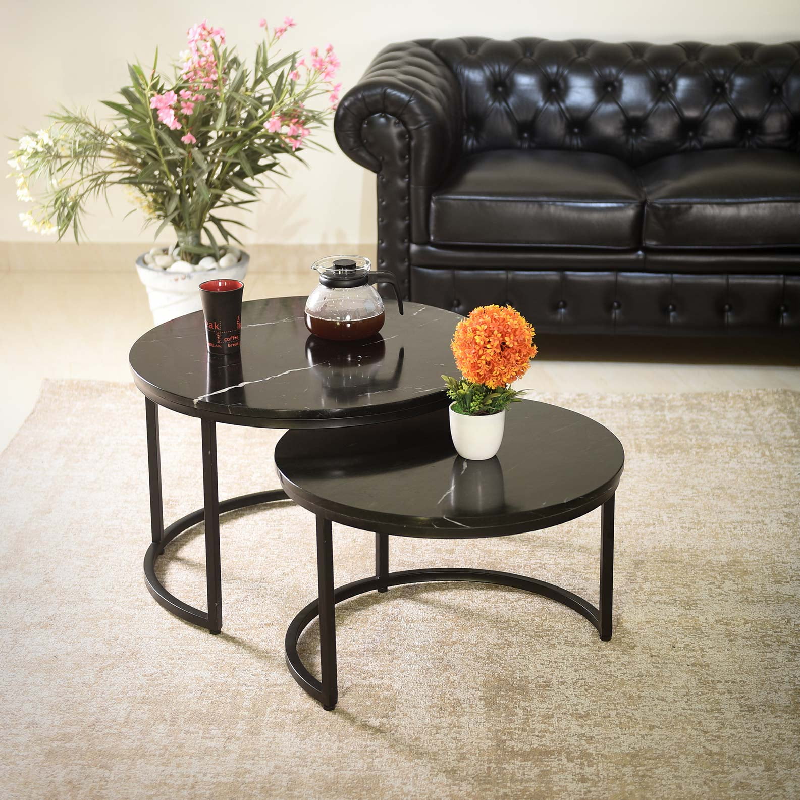 Salontafel set Alara Zwart